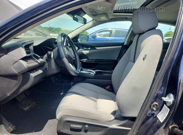 19XFC1F30ME207266 2021 HONDA CIVIC Blue Widok wnętrza z przodu