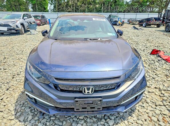 19XFC1F30ME207266 2021 HONDA CIVIC Blue Widok z przodu