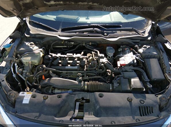 19XFC1F31GE201674 2016 HONDA CIVIC Gray Vista del compartimento del motor