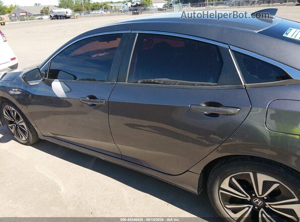 19XFC1F31GE201674 2016 HONDA CIVIC Gray Vista interior de 360 grados