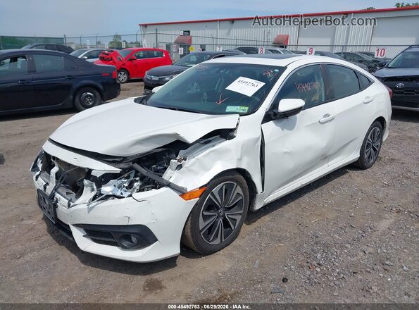 19XFC1F31HE204592 2017 HONDA CIVIC Белый Передняя левая четверть