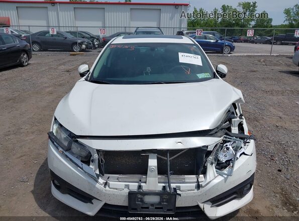 19XFC1F31HE204592 2017 HONDA CIVIC Белый Вид щитка приборов