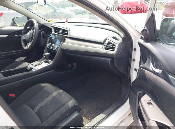 19XFC1F31HE204592 2017 HONDA CIVIC Белый Вид салона спереди