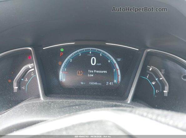 19XFC1F31HE204592 2017 HONDA CIVIC Белый Вид задних сидений