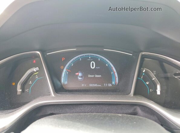 19XFC1F31LE023484 2020 HONDA CIVIC White ხელსაწყოთა პანელის ხედი