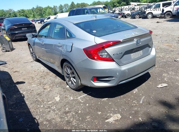 19XFC1F31ME201668 2021 HONDA CIVIC Silver Trasero izquierdo