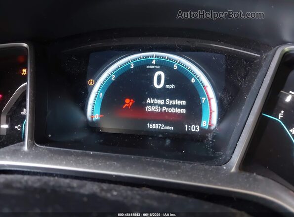 19XFC1F32GE025346 2016 HONDA CIVIC Black Vista de los asientos traseros