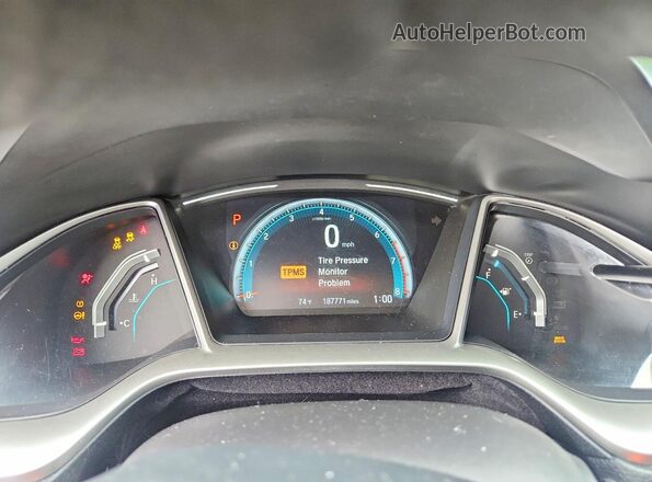 19XFC1F32HE025798 2017 HONDA CIVIC Синий Вид щитка приборов