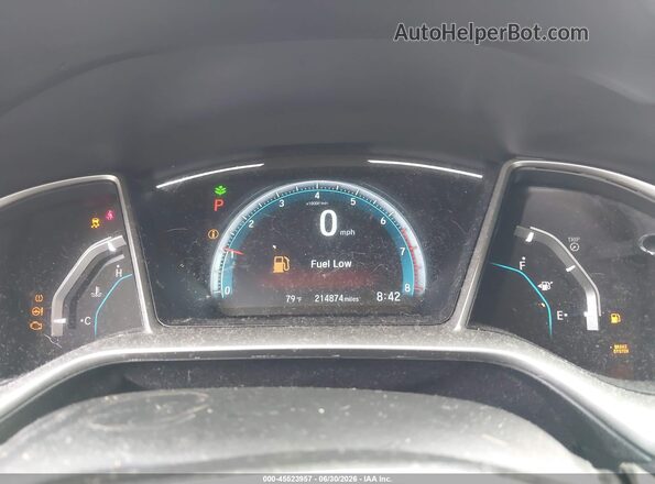 19XFC1F32HE032282 2017 HONDA CIVIC Gray Вид задніх сидінь