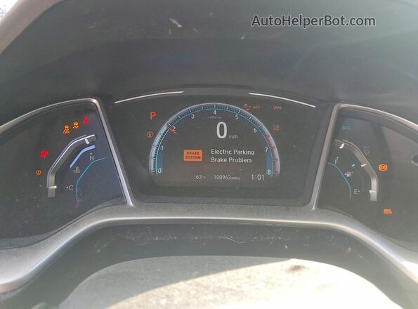 19XFC1F32KE003291 2019 HONDA CIVIC Silver Սարքավորումների վահանակի տեսք