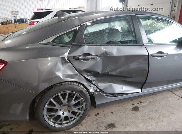 19XFC1F32KE009821 2019 HONDA CIVIC Gray წინა ხედი
