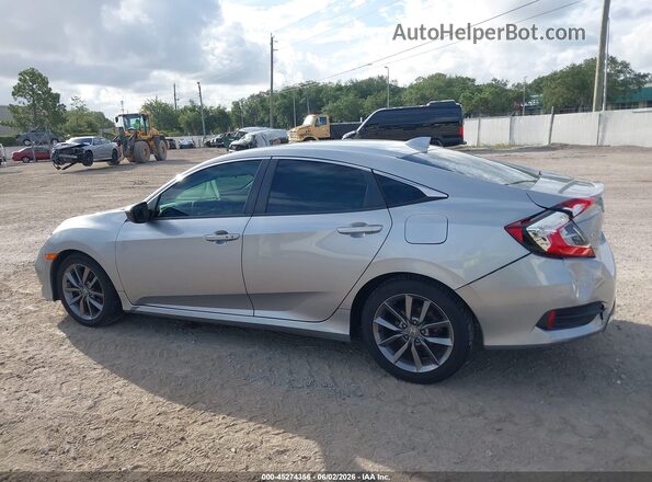19XFC1F32KE015053 2019 HONDA CIVIC Silver უკანა სალონის ხედი