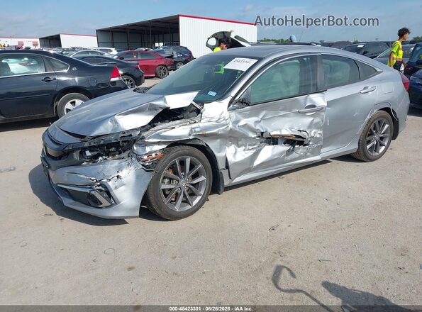 19XFC1F32LE001851 2020 HONDA CIVIC Silver Առջևի ձախ երեք քառորդ տեսարան