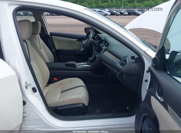 19XFC1F33GE202003 2016 HONDA CIVIC White Widok wnętrza z przodu