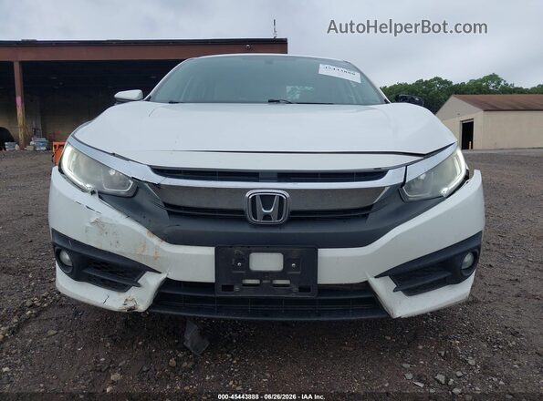19XFC1F33GE202003 2016 HONDA CIVIC White Widok zestawu wskaźników