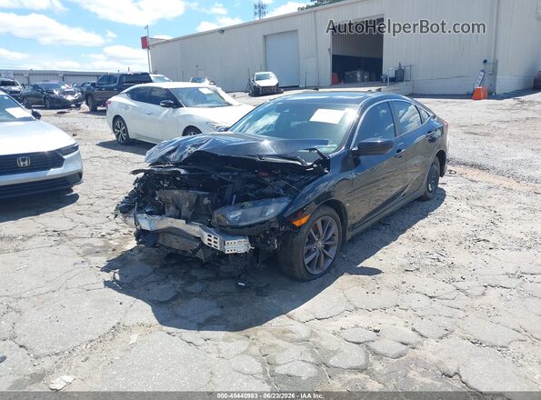 19XFC1F33LE006721 2020 HONDA CIVIC Черный Передняя левая четверть