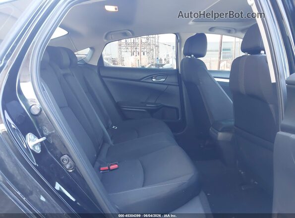 19XFC1F34HE018867 2017 HONDA CIVIC Black Vista de la etiqueta del VIN