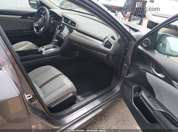 19XFC1F34HE214873 2017 HONDA CIVIC Gray წინა სალონის ხედი