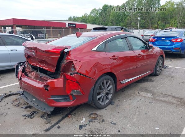 19XFC1F34KE001137 2019 HONDA CIVIC Orange უკანა მარჯვენა