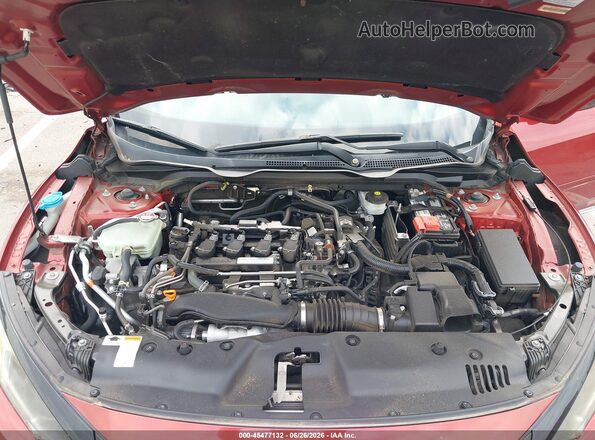 19XFC1F34KE001137 2019 HONDA CIVIC Orange უკანა ხედი