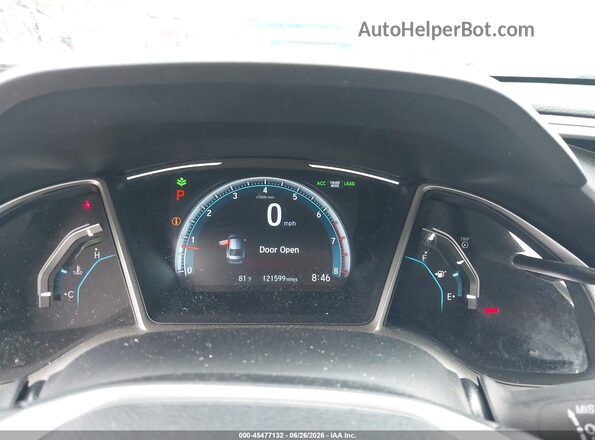 19XFC1F34KE001137 2019 HONDA CIVIC Orange უკანა სავარძლების ხედი
