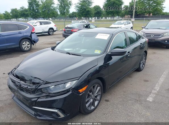 19XFC1F34KE204075 2019 HONDA CIVIC Black Przód lewy