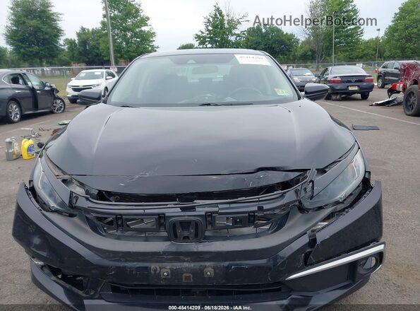 19XFC1F34KE204075 2019 HONDA CIVIC Black Widok zestawu wskaźników