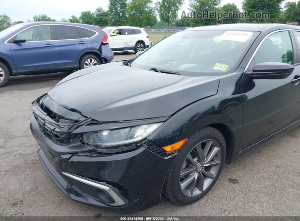 19XFC1F34KE204075 2019 HONDA CIVIC Black Widok z przodu
