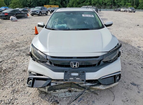 19XFC1F34LE007327 2020 HONDA CIVIC White წინა ხედი