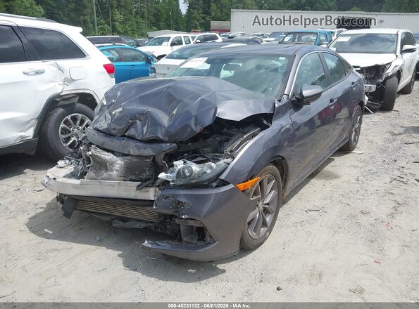19XFC1F34LE016044 2020 HONDA CIVIC Gray Przód lewy