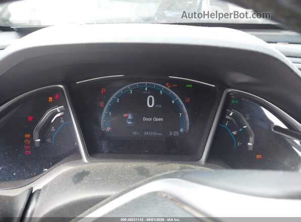 19XFC1F34LE016044 2020 HONDA CIVIC Gray Widok tylnych siedzeń