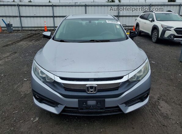 19XFC1F35GE209082 2016 HONDA CIVIC Silver Widok z przodu