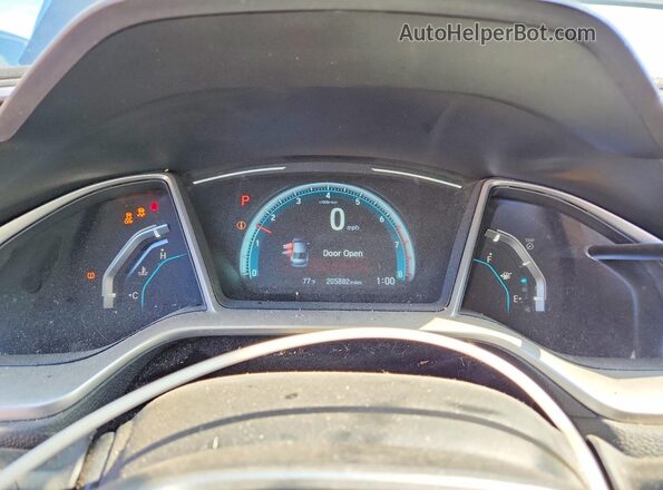 19XFC1F35HE026105 2017 HONDA CIVIC Gray ხელსაწყოთა პანელის ხედი