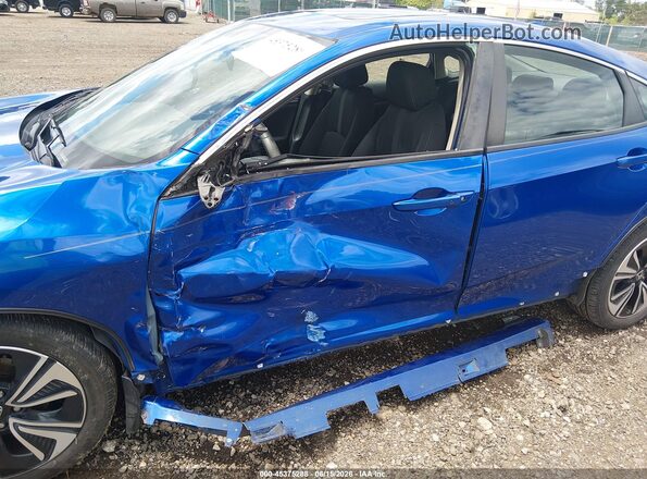 19XFC1F35HE032986 2017 HONDA CIVIC Blue Դիմացի տեսք