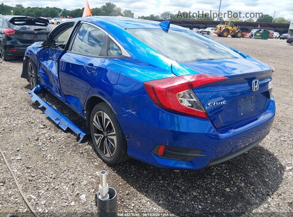 19XFC1F35HE032986 2017 HONDA CIVIC Blue Հետևի ձախ