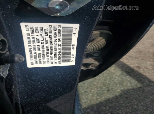 19XFC1F35LE017302 2020 HONDA CIVIC Blue 