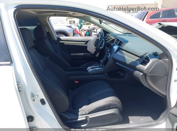 19XFC1F35LE202899 2020 HONDA CIVIC White Widok wnętrza z przodu