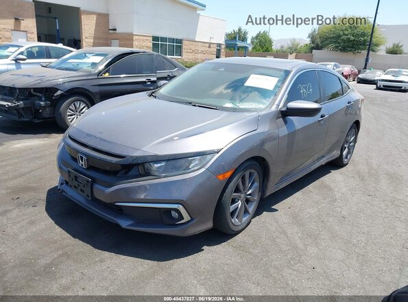19XFC1F35LE214440 2020 HONDA CIVIC Gray Front left