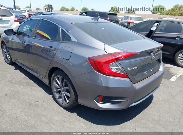 19XFC1F35LE214440 2020 HONDA CIVIC Gray Rear left