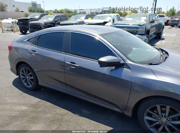 19XFC1F35LE214440 2020 HONDA CIVIC Gray Rear interior view