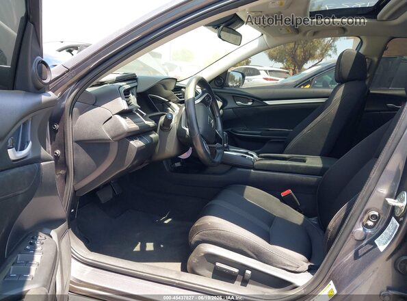 19XFC1F35LE214440 2020 HONDA CIVIC Gray Front interior view
