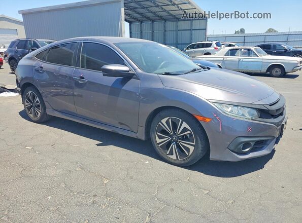 19XFC1F36GE202769 2016 HONDA CIVIC Серый Передняя правая четверть