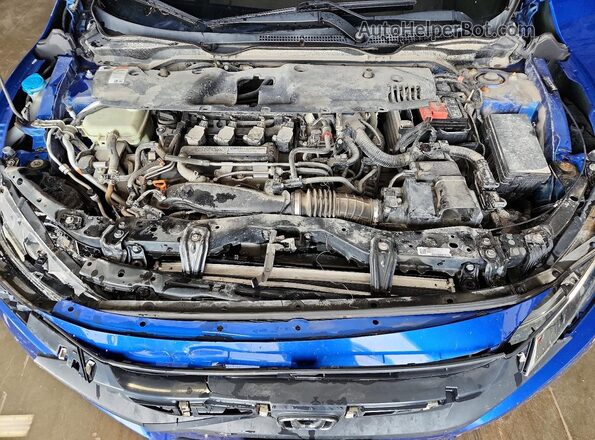 19XFC1F36HE017431 2017 HONDA CIVIC Синий Вид задней части салона