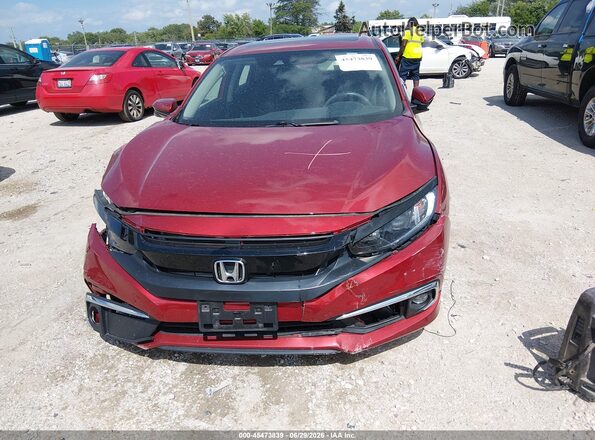 19XFC1F36LE017373 2020 HONDA CIVIC Red Սարքավորումների վահանակի տեսք