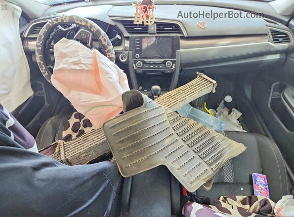 19XFC1F36LE022086 2020 HONDA CIVIC Blue Vista del salpicadero