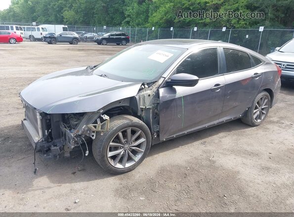 19XFC1F37KE208461 2019 HONDA CIVIC Gray Przód lewy