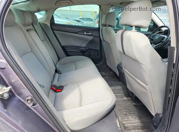 19XFC1F37LE009413 2020 HONDA CIVIC Gray Вид задніх сидінь