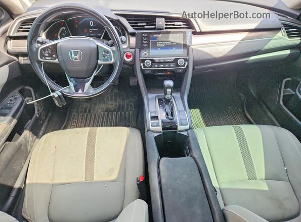 19XFC1F37LE009413 2020 HONDA CIVIC Gray Вид панелі приладів
