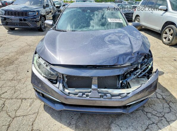 19XFC1F37LE009413 2020 HONDA CIVIC Gray Вид спереду