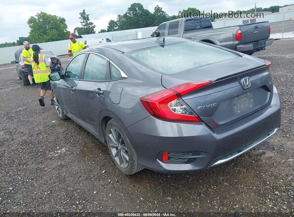 19XFC1F37LE020122 2020 HONDA CIVIC Gray Trasero izquierdo